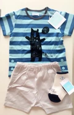 bebe 70〜80 男の子 ベビー服 3点セット【大幅値下げ】のサムネイル