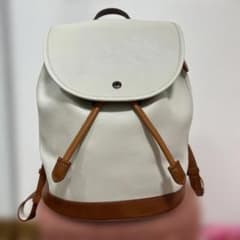 メルカリ市、最終価格。爽やかな夏！綺麗なSOMESオフホワイトリュック 新品です メルカリ市、最終価格。爽やかな夏！綺麗なSOMESオフホワイトリュック
