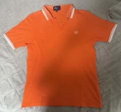 FRED PERRY ポロシャツ オレンジ Lサイズのサムネイル
