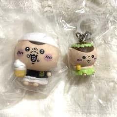 ちいかわ くりまんじゅう ソフビフィギュア めじるしアクセサリー 2点セットのサムネイル