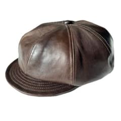 サイズM / RADIALL】レザーキャスケット ブラウン 茶色 日本製 - メルカリ