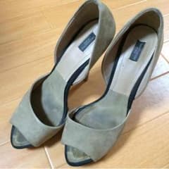 買い物様専用☆ZARA☆スウェードハイヒール☆のサムネイル