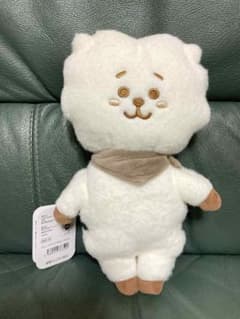 BT21 LATTE COLOR RJ 봉제 인형 종이 태그 포함