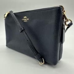 美品！COACH ショルダーバッグ 本革 馬車ロゴ 34265 ネイビー 美品！COACH ショルダーバッグ 本革 馬車ロゴ 34265 ネイビー - メルカリ