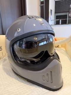 SHOEI EX-ZERO ヘルメット グレー　Lサイズ　バイザー付き SHOEI EX-ZERO ヘルメット グレー 【size：XL】 純正バイザー - メルカリ