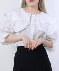 (WC)W♡C 　ダブルフリル半袖ブラウスのサムネイル