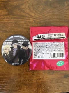 名探偵コナン メタリック缶バッジ 黒の組織 ジン ベルモット ウォッカのサムネイル