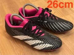 着用3回／ adidas プレデター サッカーシューズ26cm ／入門に最適のサムネイル