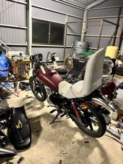 xjr400 4hm 三段シート　50cmジャンクのサムネイル