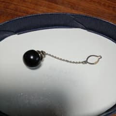 ブラックストーン ネクタイピン チェーン付きのサムネイル