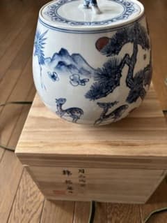 水指　月正陶藝　韓錫基作　茶道具 水指 月正陶藝 韓錫基作 茶道具 - メルカリ