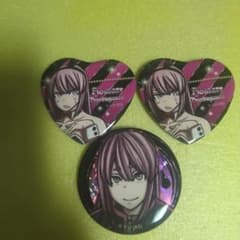 桃源暗鬼 屏風ヶ浦帆稀 ハート缶バッジ ホログラム缶バッジ バニー