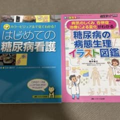 【糖尿病の病態生理イラスト図鑑】【はじめての糖尿病看護】2冊セットのサムネイル