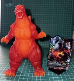 バーニングゴジラ☆タグカード、アクリルスタンド付き☆50周年