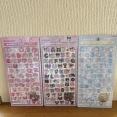 ⚠️正規品 サンリオ文字 ボンボンドロップシール 3枚セットのサムネイル