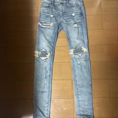 mnml ダメージ加工 スキニーデニムパンツのサムネイル