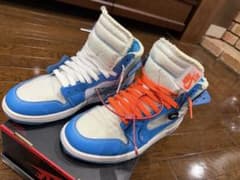 Nike Air Jordan 1 High UNC Off-White 26 - メルカリ
