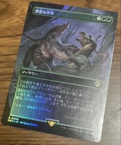 野蛮な序列/ボーダーレス/foil/MTG日本語版 - メルカリ