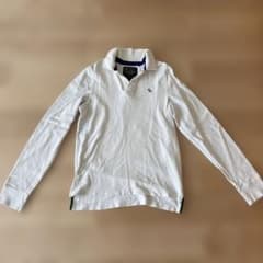 Abercrombie & Fitch ホワイト長袖ポロシャツ Mのサムネイル