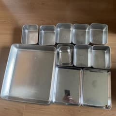 値下げしました！ステンレス製 バット 複数セット 業務用品 中古 