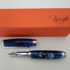 レシーフ パールソユーズ 万年筆 ブルーオーシャン F - メルカリ
