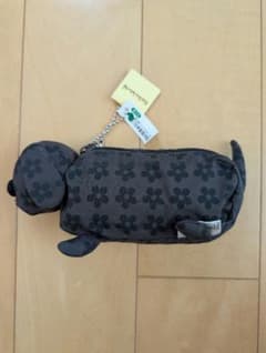 花柄　犬型　エコバッグのサムネイル