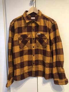 The Flat Head (ザフラットヘッド)ネルシャツ Lのサムネイル