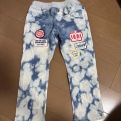 タイダイ染めデニムパンツ 100cmのサムネイル