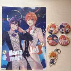 すとぷり ジェル ななもり アクリルキーホルダー 缶バッジ セットのサムネイル