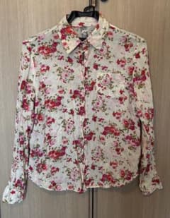セレクトショップ購入　花柄 長袖シャツのサムネイル