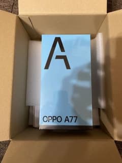 Oppo A77 128GB ブラック　新品未開封品のサムネイル