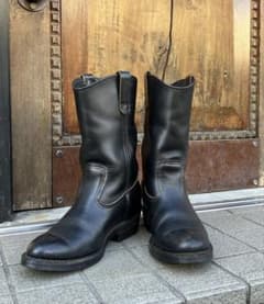 ひ*ー様 廃盤REDWINGレッドウイング羽根タグ2275ペコスブーツ 8155 希少‼️90年代【REDWING】レッドウィング ペコスブーツ 8155 羽タグ