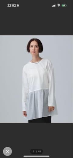 裾アソートレイヤード2 レイヤードデザイン長袖トップス フリーサイズ（TALL）のサムネイル