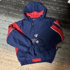 STARTER INDIANS ナイロンジャケット　プルオーバー中綿 L 90sのサムネイル