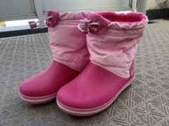 Crocs ピンク スノーブーツ (子ども用) 19cmのサムネイル