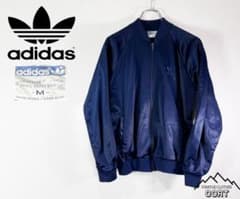 アディダス adidas US古着 80s ATP ジャージ オールネイビー - メルカリ