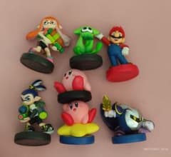 amiibo 7体セット マリオ/スプラ/カービィ - メルカリ