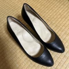 AdeVivre 黒　ブラックパンプス 23.0cm ヒールパンプス