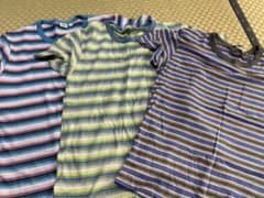 美品　ユニクロ　UNIQLO ボーダーTシャツ３枚　Sサイズのサムネイル