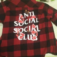 anti social social club チェックシャツのサムネイル