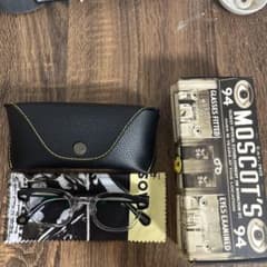 【極美品】正規品 モスコット レムトッシュ 46 クリスタルブラックのサムネイル