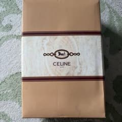 【未使用・箱付】CELINE セリーヌ 純毛毛布ウール100%東京西川 馬車刺繍のサムネイル