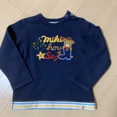 〜値下げ〜　ミキハウス　リバーシブルトレーナー　100〜120のサムネイル