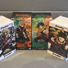 【新品未開封】 ヒロアカ フィギュア４種セット　爆豪勝紀　緑谷出久　ビギニング