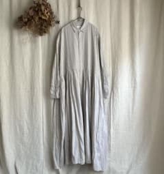 TOUJOURS トゥジュー striped gather one piece TOUJOURS トゥジュー striped gather one piece - メルカリ