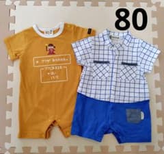 ロンパース 半袖 80 CROISSANCE BEBE てんしんらんまんのサムネイル