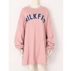 MILKFED ピンク ロゴ入りチュニック最終値下げのサムネイル