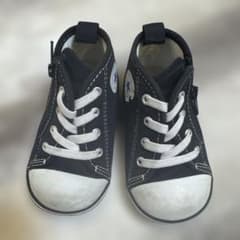 converse All Star ハイカット 13㎝ベビー 黒白のサムネイル