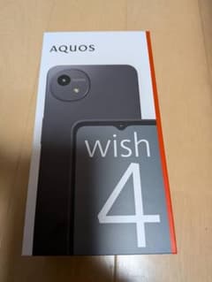 AQUOS wish4 本体 ブラック 新品未使用のサムネイル