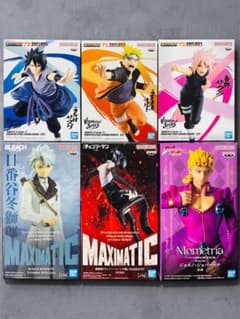 人気アニメ フィギュア 6点セット ナルト ブリーチ チェンソーマン ジョジョ
